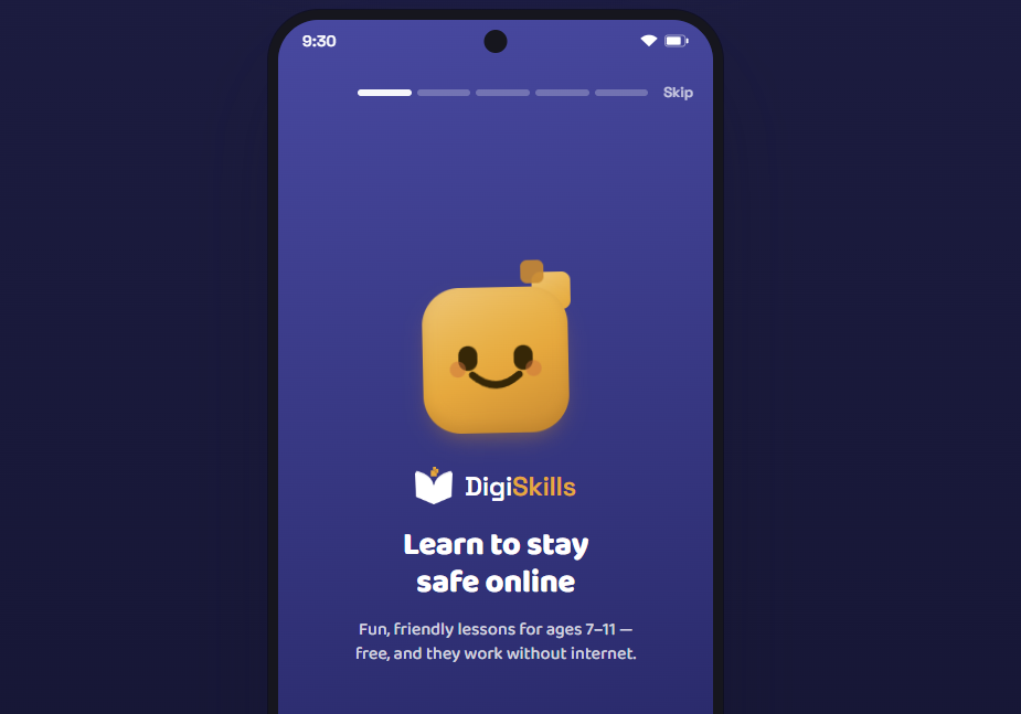 DigiSkills offline-first learning app for children