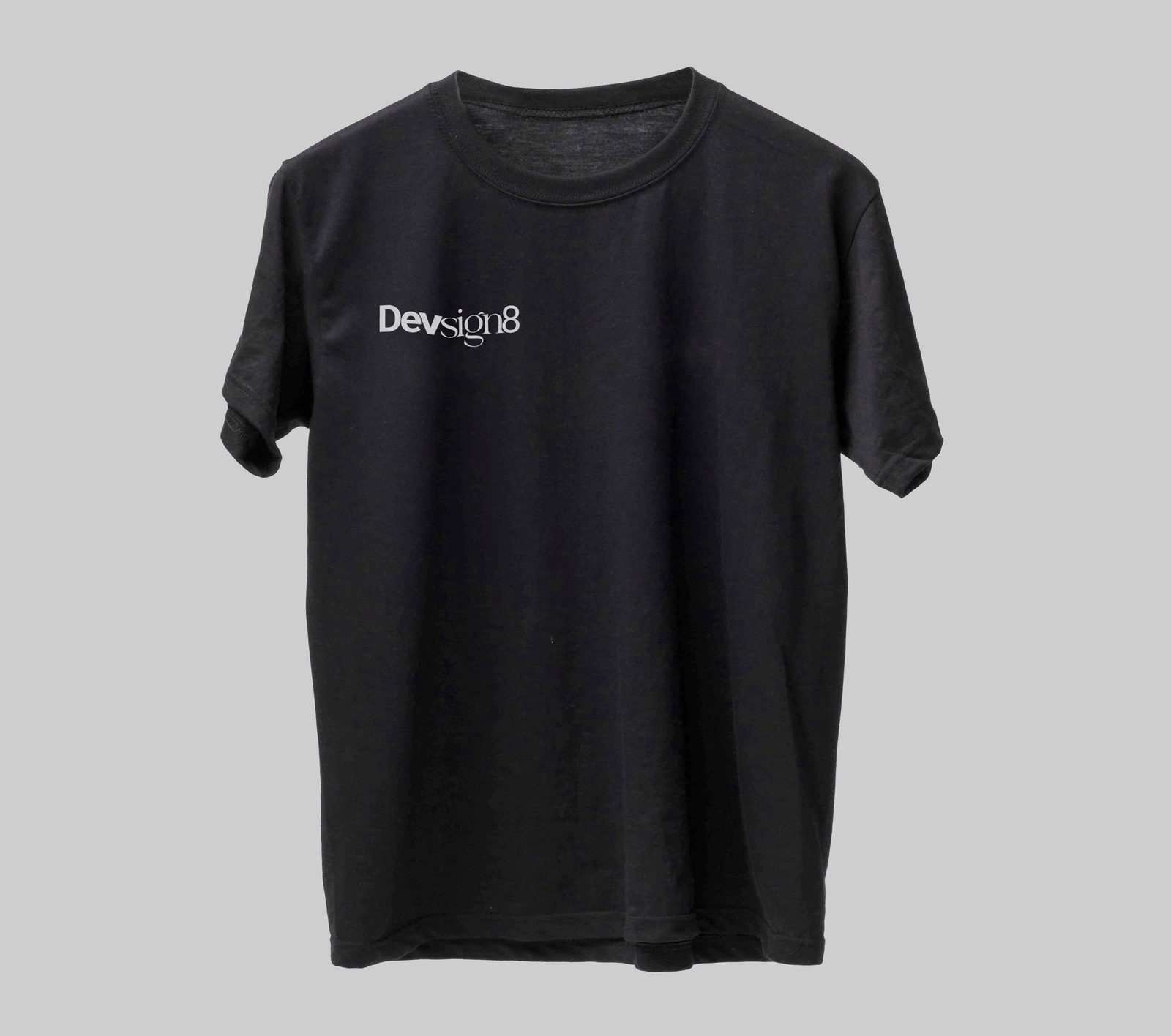 Black Devsign8 team t-shirt