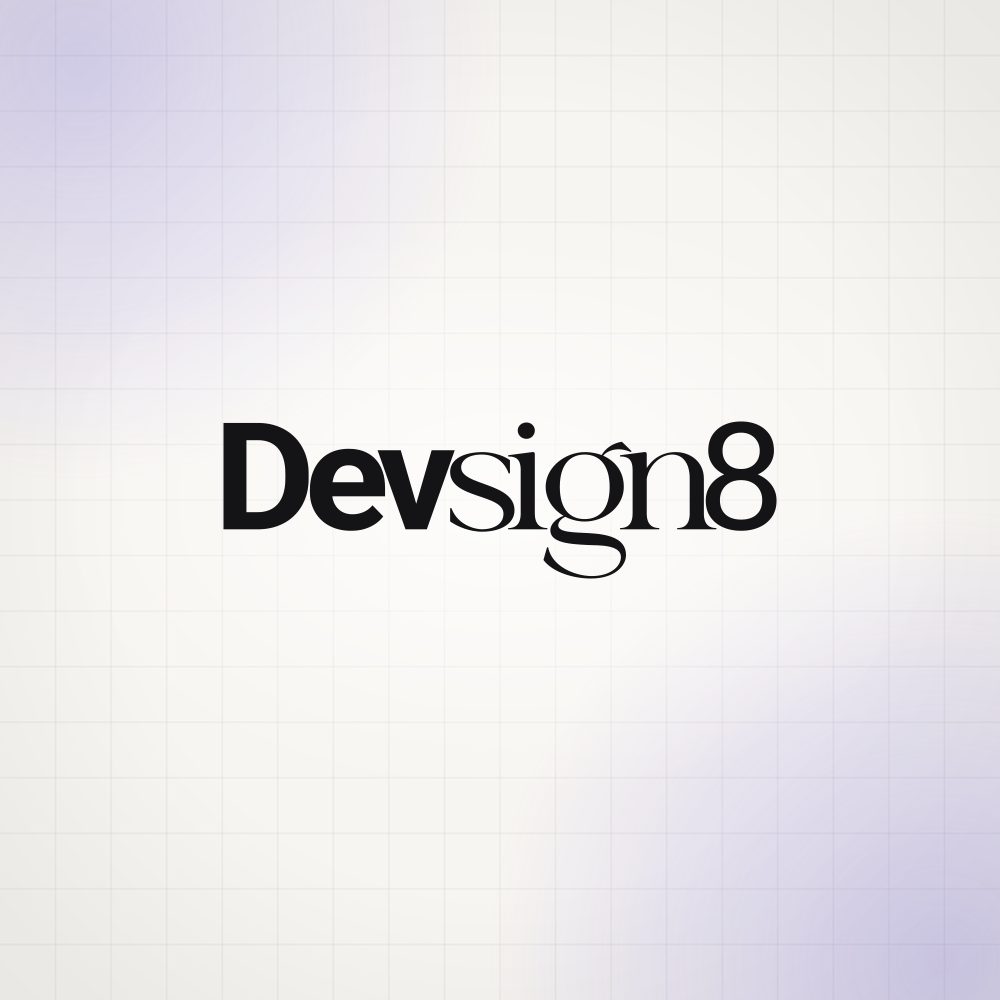 The official Devsign8 logo lockup